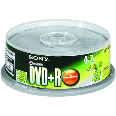 【文具通國際股份有限公司;華軒文具興業有限公司;】SONY DVD+R 16x 25入布丁桶