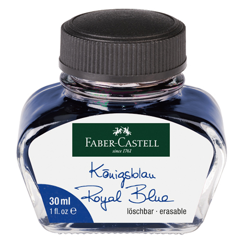 【文具通國際股份有限公司;華軒文具興業有限公司;請選擇...】Faber-Castell 輝柏 鋼筆補充配件 鋼筆墨水 瓶裝 30ml 藍色
