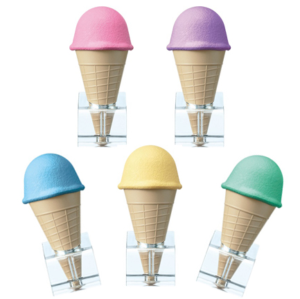 【文具通國際股份有限公司;華軒文具興業有限公司;請選擇...】LION IC-30冰淇淋造型迴紋針盒(30入)